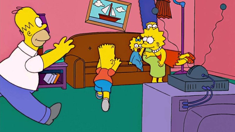 Симпсоны диванная заставка