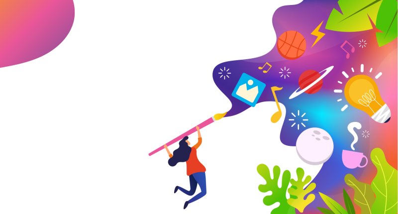 Детское творчество фон