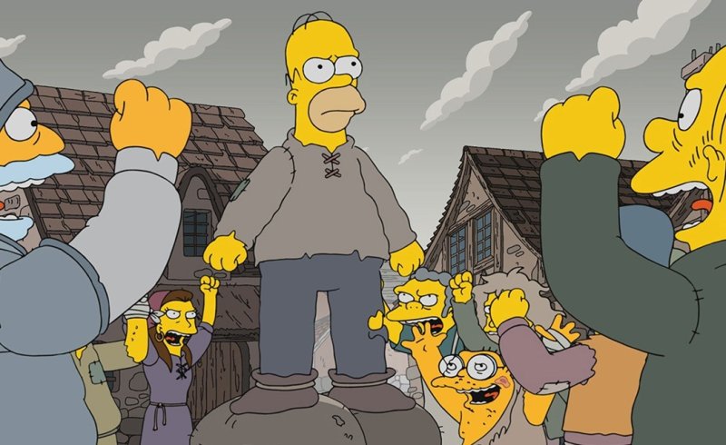 Гомер симпсон игра престолов