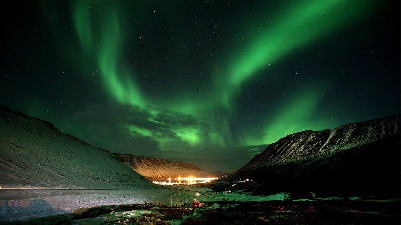 Хатанга Северное сияние