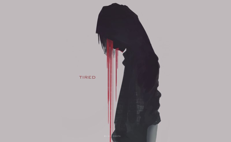 Депрессивные обои аниме