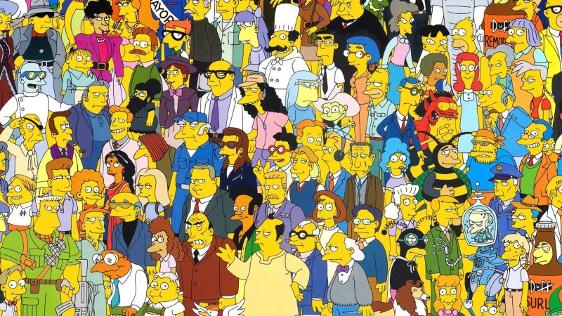 Симпсоны жители Спрингфилда