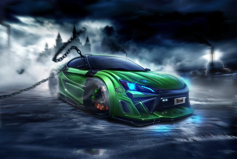 Заставка на рабочий стол машины