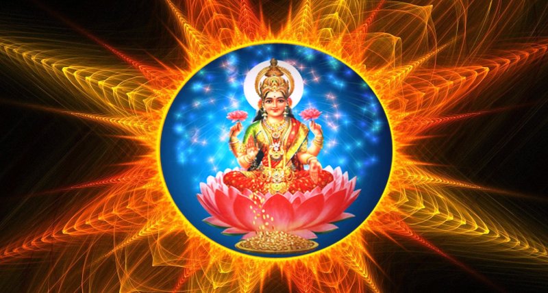 Богиня Лакшми Мандала