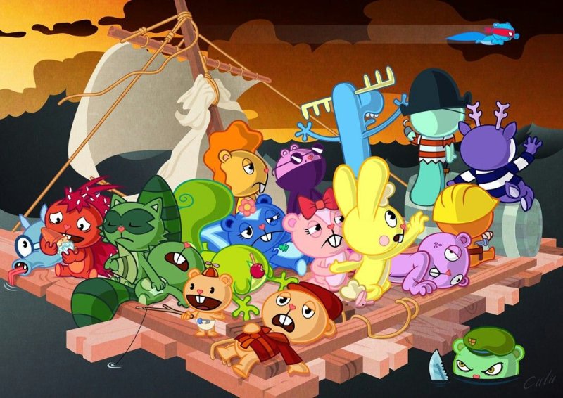 Счастливые Лесные друзья мультсериал 1999