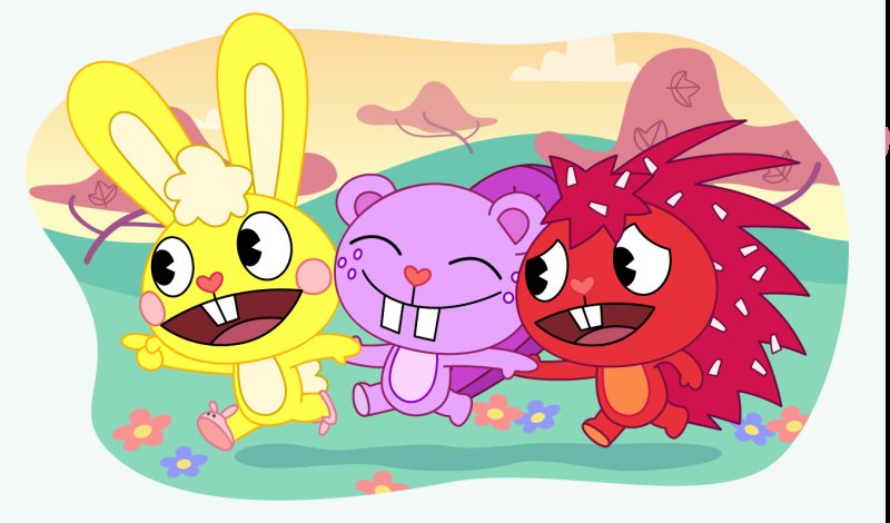 Счастливые Лесные друзья HTF