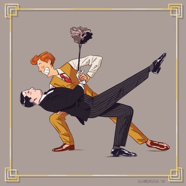 Дживс и Вустер яой