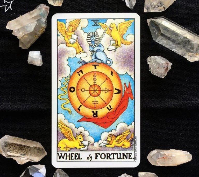 Старший Аркан колесо фортуны Таро