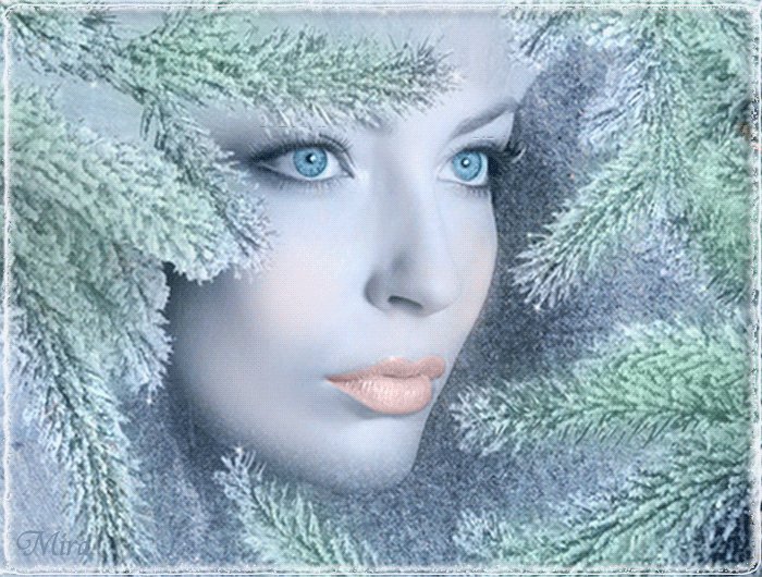 Зимние на аватарку для женщины