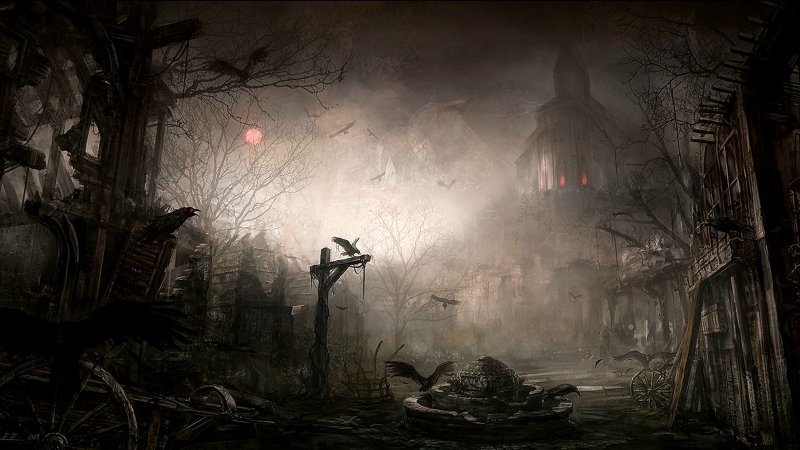 Мрачный пейзаж