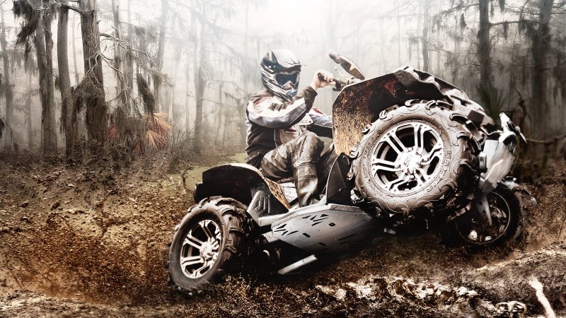 Брутальный квадроцикл