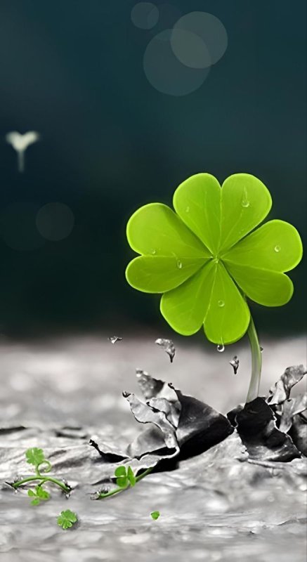 Четырехлистный Клевер поле