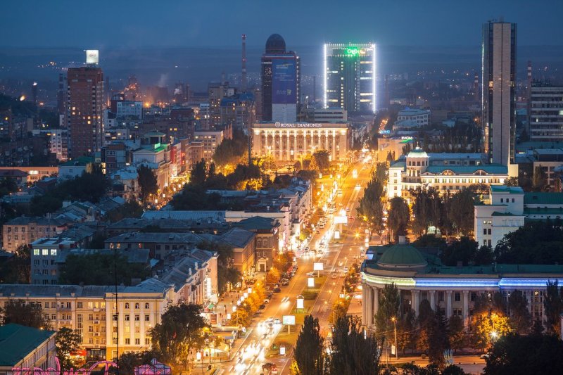 Донецк виды города