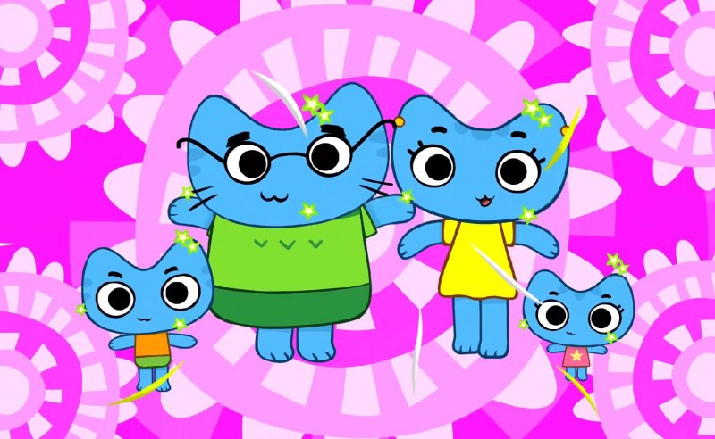 Заставка мультсериала котики вперёд