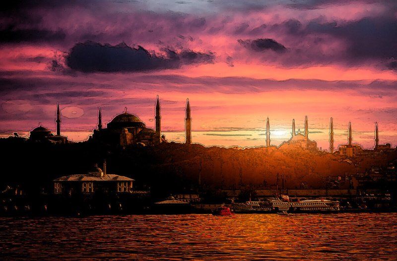 Стамбул Босфор мечеть