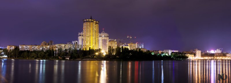 Донецк Кальмиус панорама