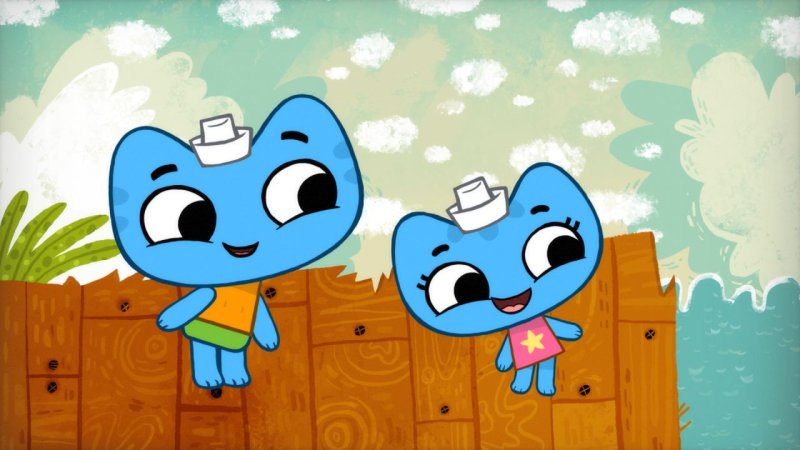 Мультфильм котики в перед