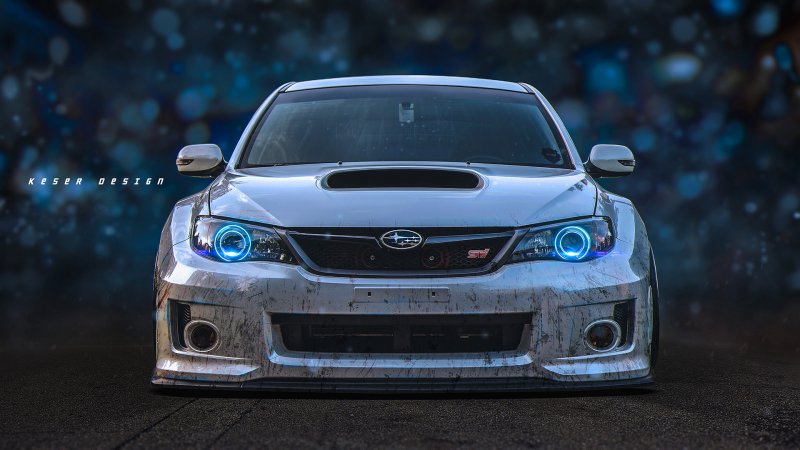 Субару Импреза WRX STI 4к