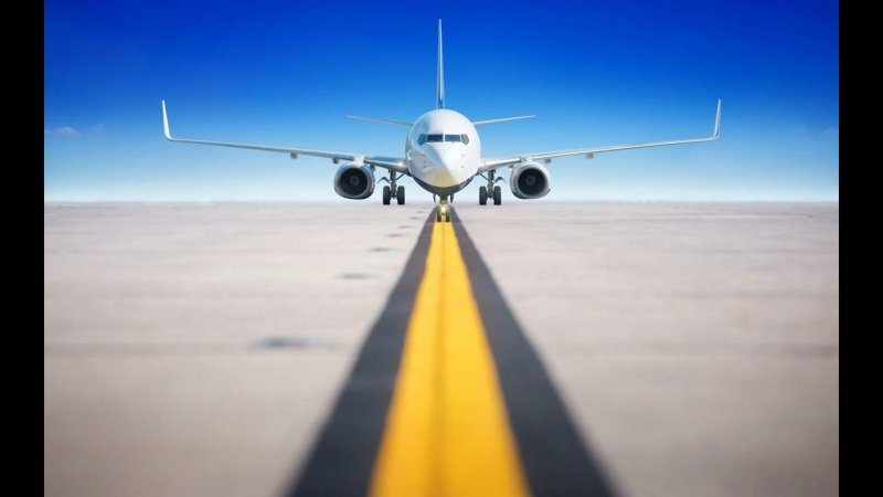 Взлет самолета