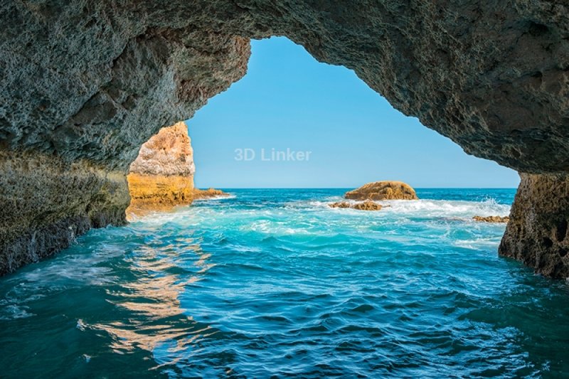 Пещера в Алгарве Португалия