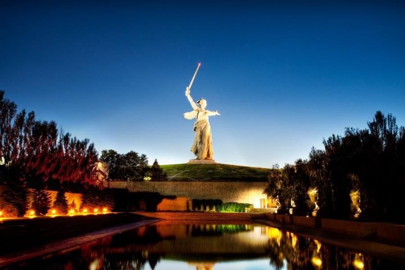 Волгоград Родина мать Мамаев Курган Сталинградская битва