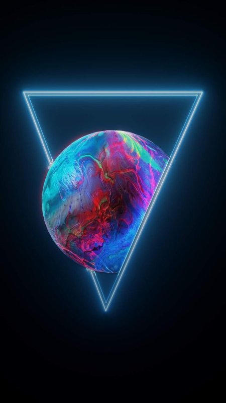 Заставки на телефон необычные Неоновые