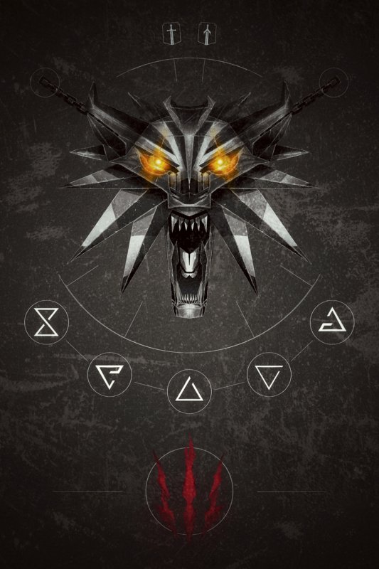 Ведьмачий медальон Ведьмак 3