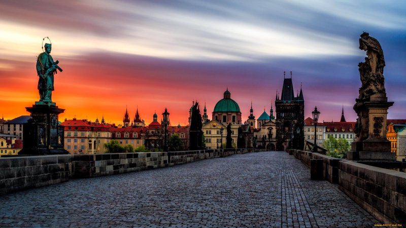 Карлов мост Прага Чехия