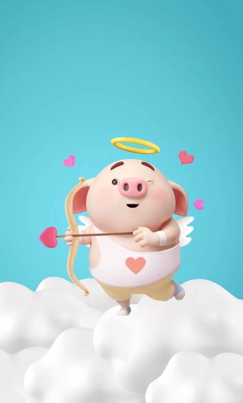 Свинка на заставку телефона