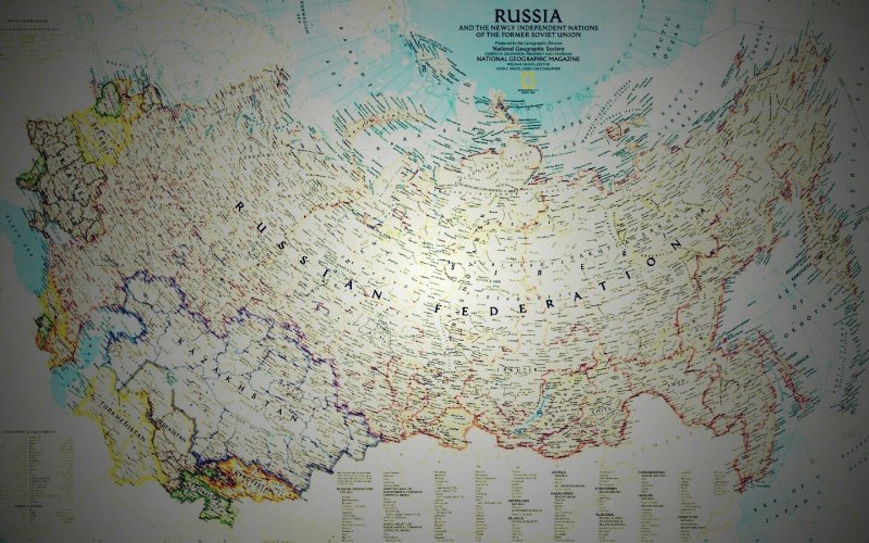 Карта России на рабочий стол