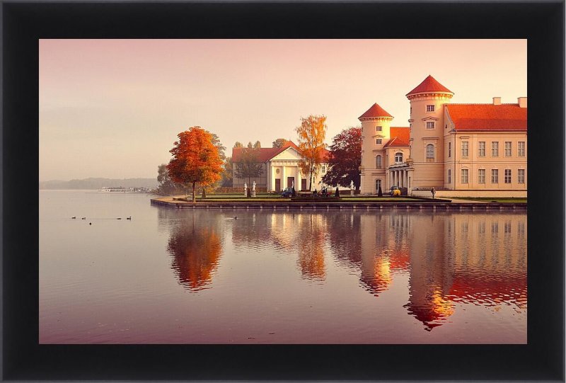 Пейзаж с архитектурой