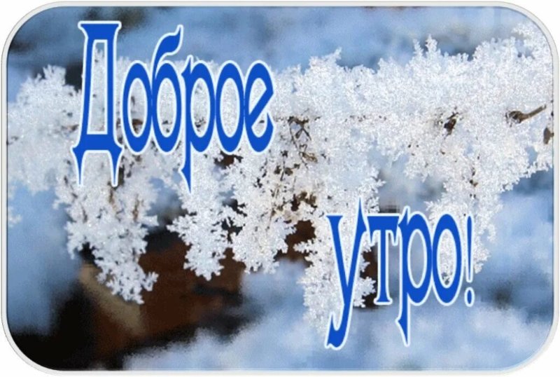 Доброе зимнее утро