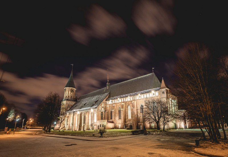 Кафедральный собор Калининград зима