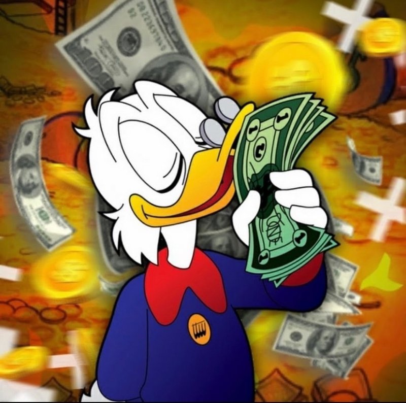 Скрудж макдак в золоте