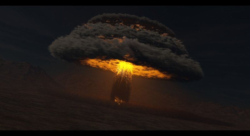 Атомный взрыв 4к