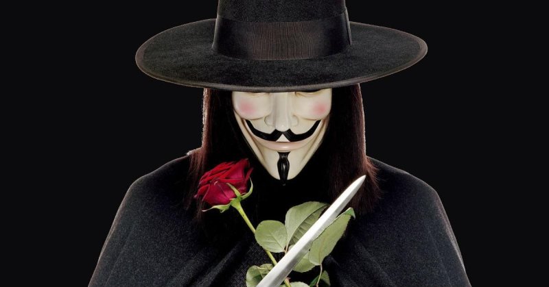 Вендетта маска Гая Фокса