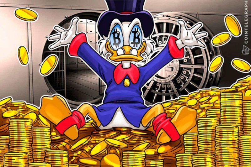 Скрудж макдак с золотом