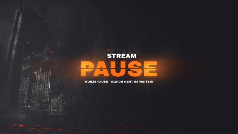 Пауза для стрима