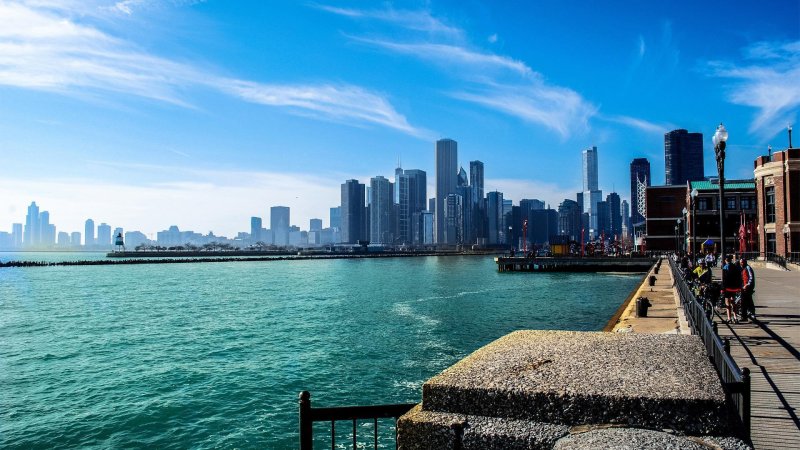 Набережная Мичиган в Чикаго