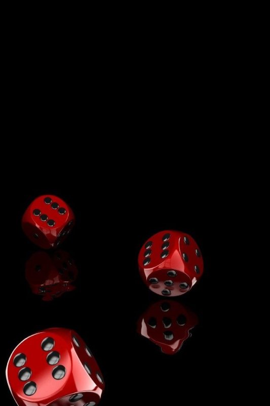 Игральные кости черно красные