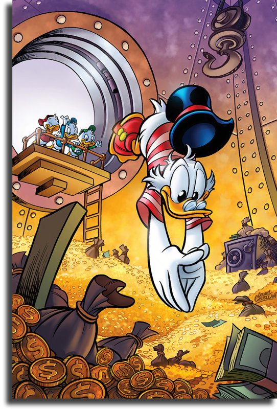 Скрудж макдак ныряет в деньги