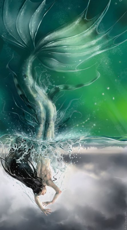 Русалка на заставку