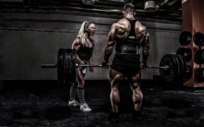 Качки в зале