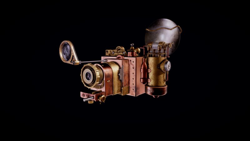 Фон в стиле стимпанк