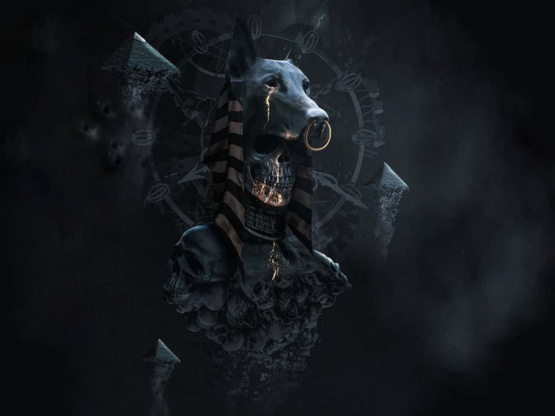 Анубис арт 4к