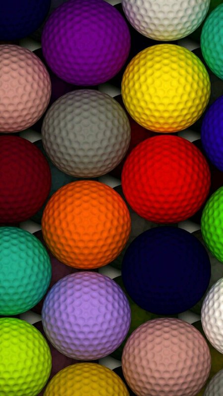 Разноцветные мячики