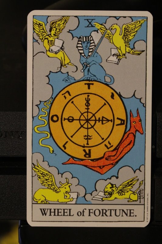 10 Колесо фортуны Таро Уэйта