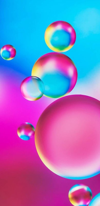 Цветные пузыри