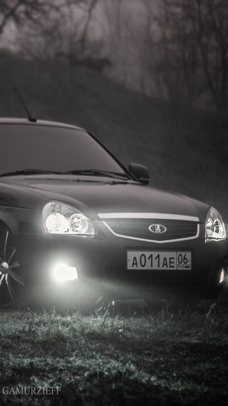 Чёрная Приора 4к