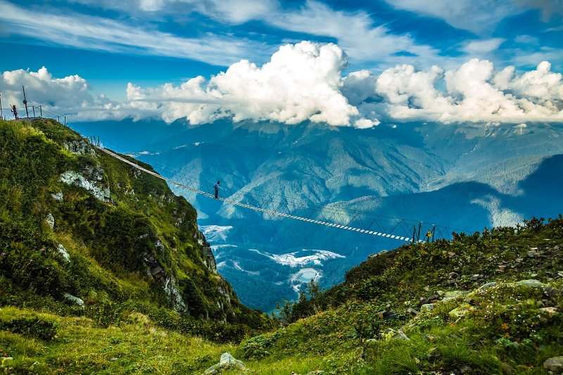 Роза Хутор Сочи лето горы